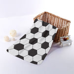 Soccer Ball Print Towel