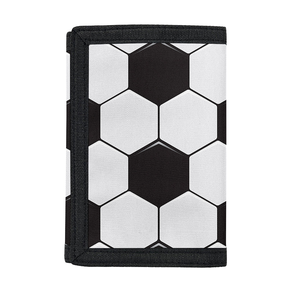 Soccer Ball Print Trifold Wallet