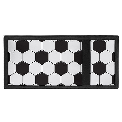 Soccer Ball Print Trifold Wallet