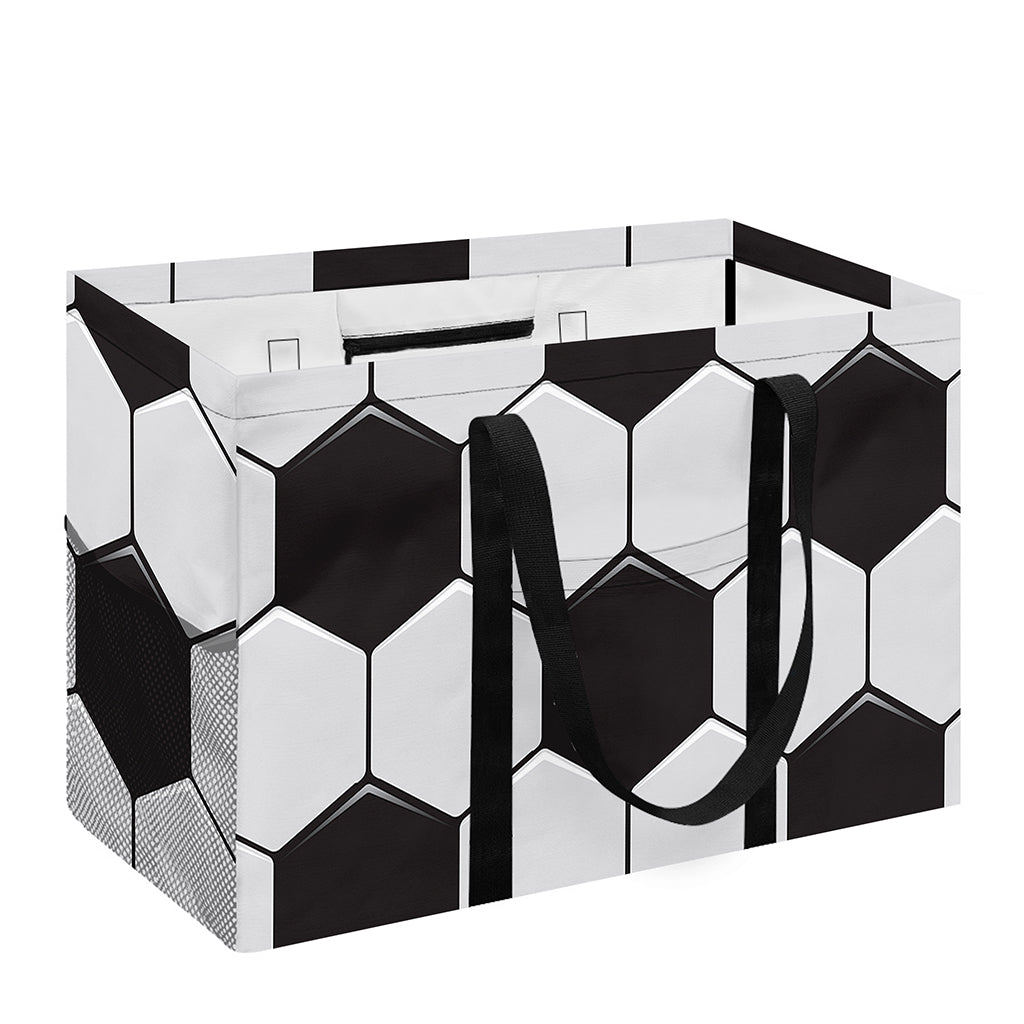 Soccer Ball Print Utility Tote Bag