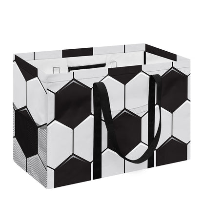 Soccer Ball Print Utility Tote Bag