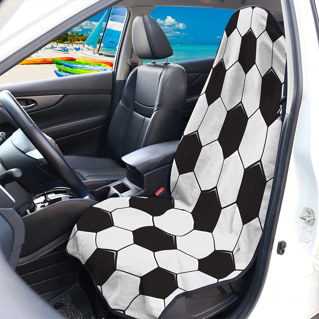 Soccer Ball Print Waterproof Car Seat Cover