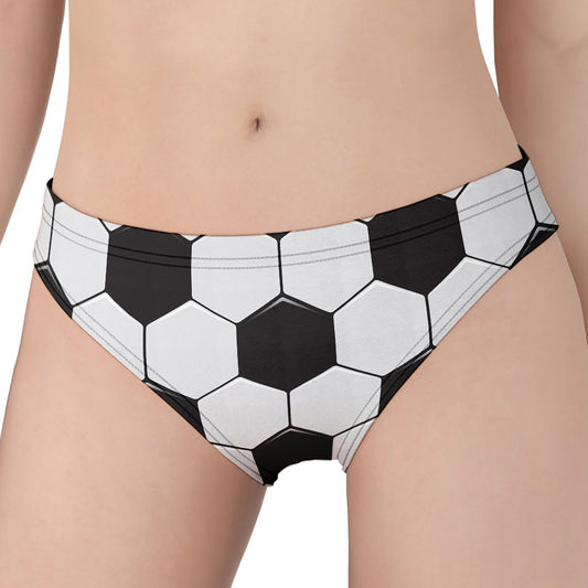 Soccer Ball Print Women's Panties