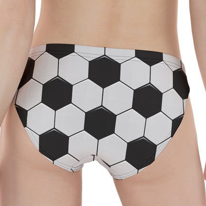 Soccer Ball Print Women's Panties