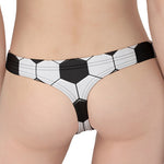 Soccer Ball Print Women's Thong