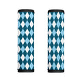 Soft Blue Argyle Pattern Print Handle Covers