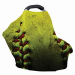 Softball Ball Print Baby Seat Cover