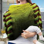 Softball Ball Print Baby Seat Cover