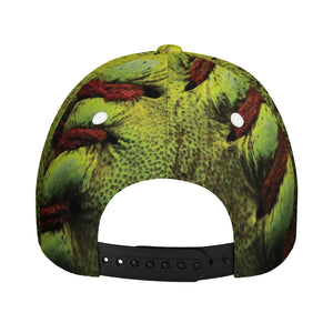 Softball Ball Print Baseball Cap