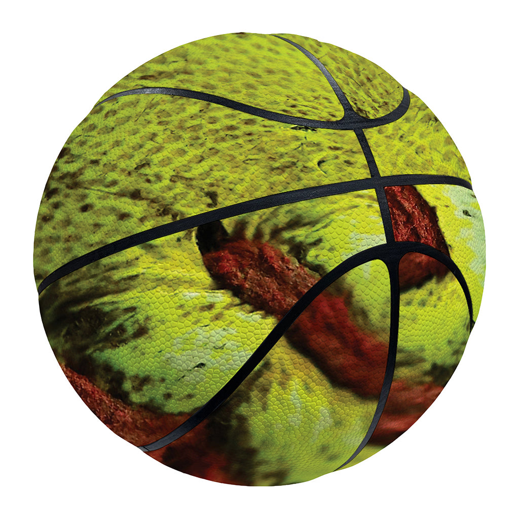 Softball Ball Print Basketball