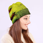 Softball Ball Print Beanie