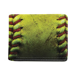 Softball Ball Print Bifold Wallet