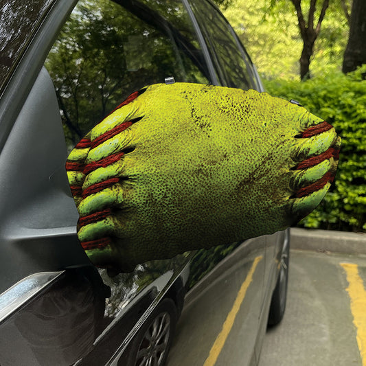 Softball Ball Print Car Side Mirror Covers