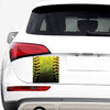 Softball Ball Print Car Sticker