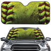 Softball Ball Print Car Windshield Sun Shade