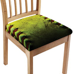Softball Ball Print Chair Cushion Cover