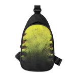 Softball Ball Print Chest Bag