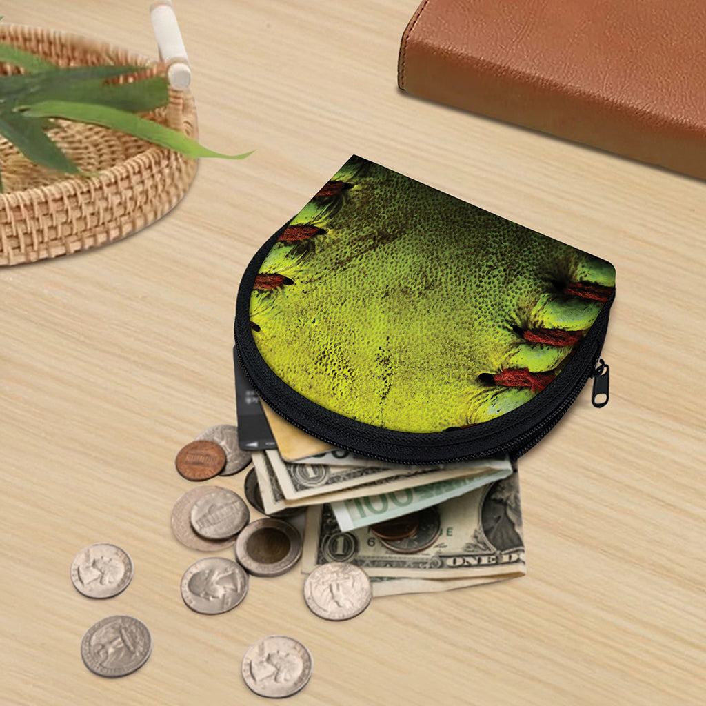 Softball Ball Print Coin Purse
