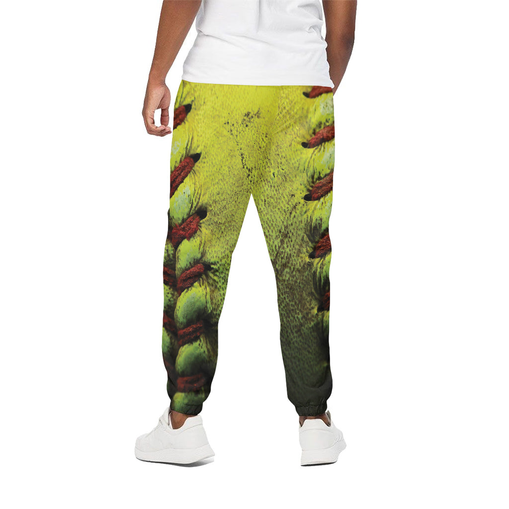 Softball Ball Print Cotton Pants