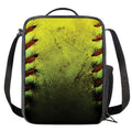 Softball Ball Print Crossbody Lunch Bag