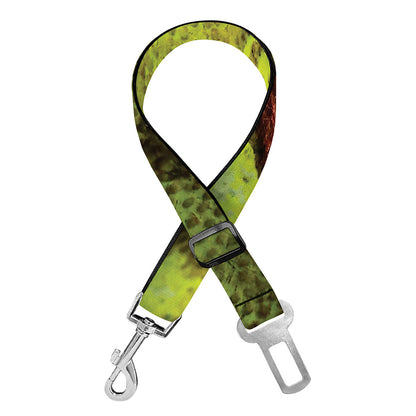 Softball Ball Print Dog Seat Belt