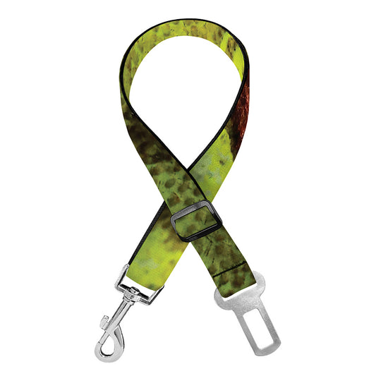 Softball Ball Print Dog Seat Belt