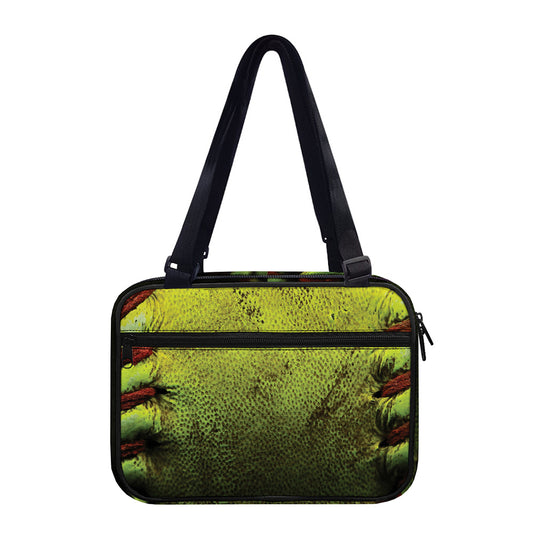 Softball Ball Print Double Strap Bible Bag