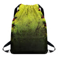 Softball Ball Print Drawstring Backpack