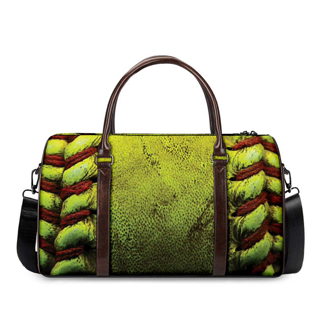 Softball Ball Print Duffle Bag