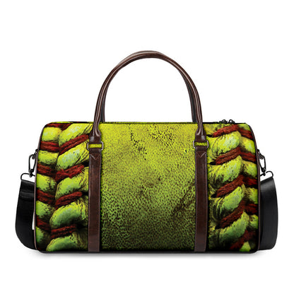 Softball Ball Print Duffle Bag