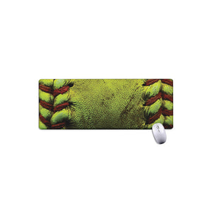 Softball Ball Print Extended Mouse Pad