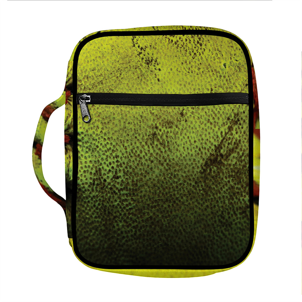 Softball Ball Print Front Pocket Bible Bag