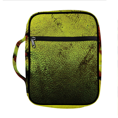 Softball Ball Print Front Pocket Bible Bag