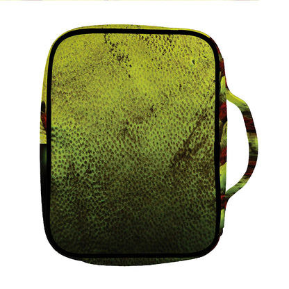 Softball Ball Print Front Pocket Bible Bag