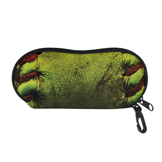 Softball Ball Print Glasses Case