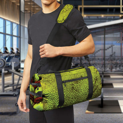 Softball Ball Print Gym Bag