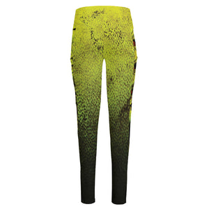 Softball Ball Print High-Waisted Pocket Leggings