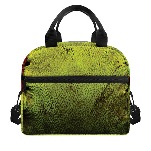 Softball Ball Print Insulated Lunch Bag