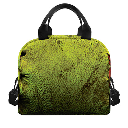 Softball Ball Print Insulated Lunch Bag