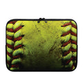 Softball Ball Print Laptop Sleeve
