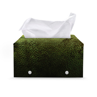 Softball Ball Print Leather Tissue Box Cover