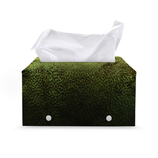 Softball Ball Print Leather Tissue Box Cover