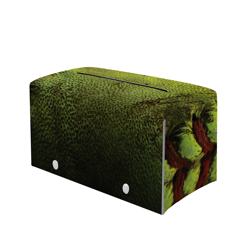 Softball Ball Print Leather Tissue Box Cover