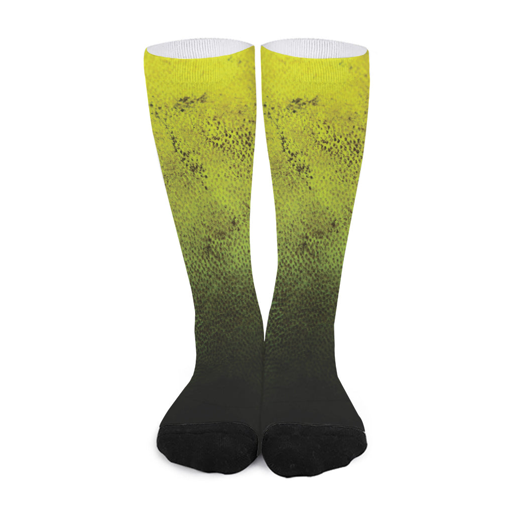 Softball Ball Print Long Socks