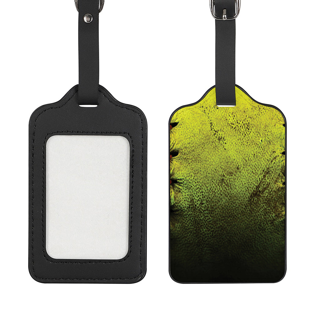 Softball Ball Print Luggage Tag