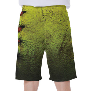 Softball Ball Print Men's Beach Shorts