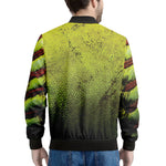 Softball Ball Print Men's Bomber Jacket