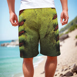 Softball Ball Print Men's Cargo Shorts