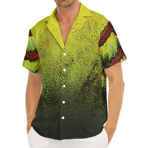 Softball Ball Print Men's Deep V-Neck Shirt