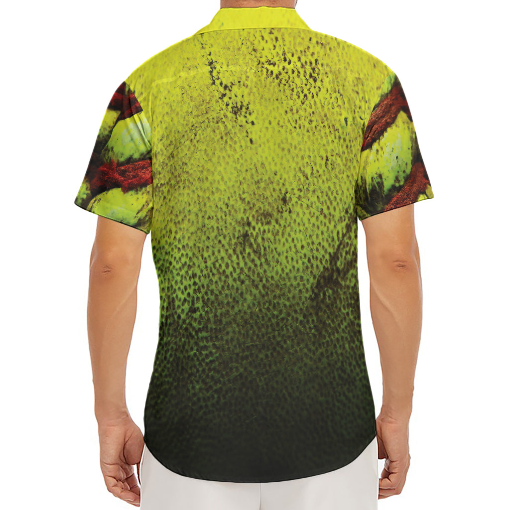 Softball Ball Print Men's Deep V-Neck Shirt